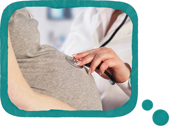Doctor Examining Pregnant Surrogate Doctor Examining Pregnant Surrogate