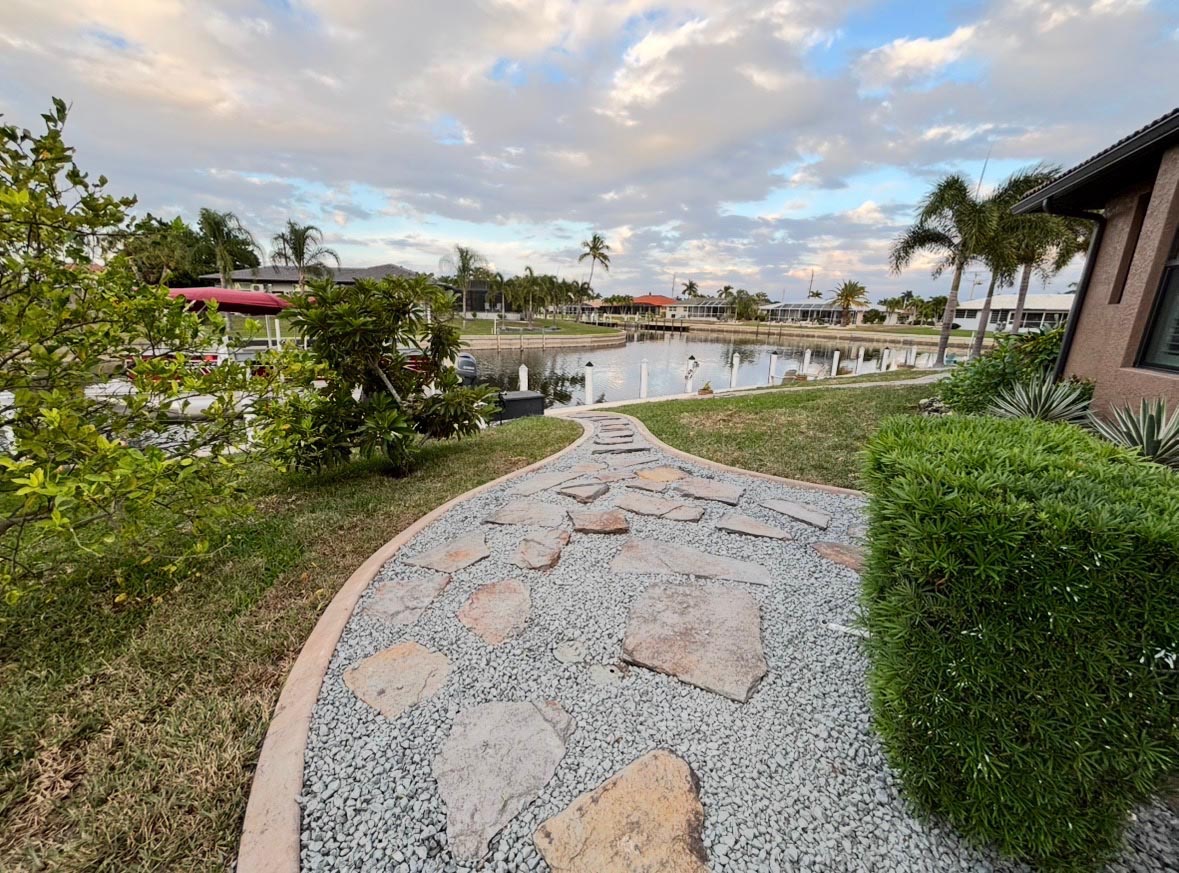Florida State Curbing Tree Landscaping Service Port Charlotte Punta Gorda